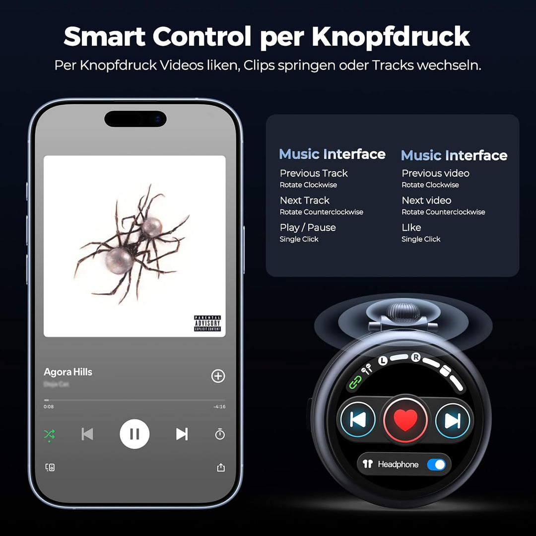 N03 KI Übersetzungskopfhörer mit Echtzeit-Übersetzung, 165 Sprachen &amp; 9 Übersetzungsmodi, Bluetooth