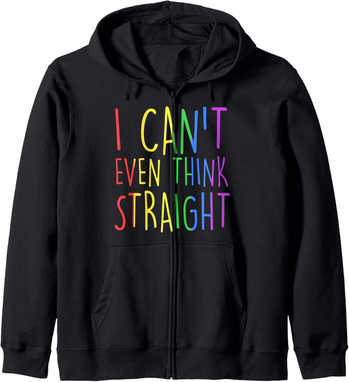I Can't Even Think Straight Lustiges Gay-Pride-Zeug Kapuzenjacke