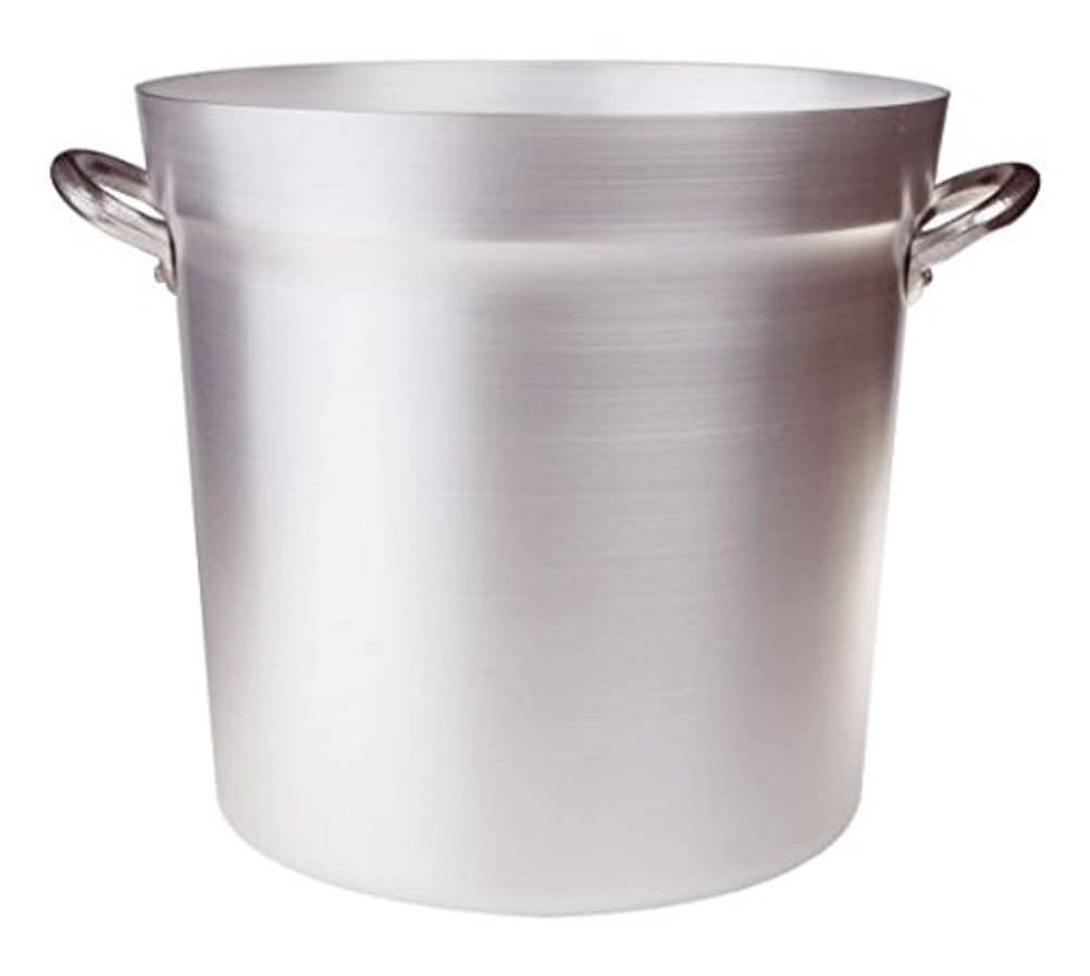 Pentole Agnelli FAMA85BS40 Aluminium-Tomatentopf mit 2 Griffen, Nordtyp, Durchmesser 40 cm, 50,2 Lit