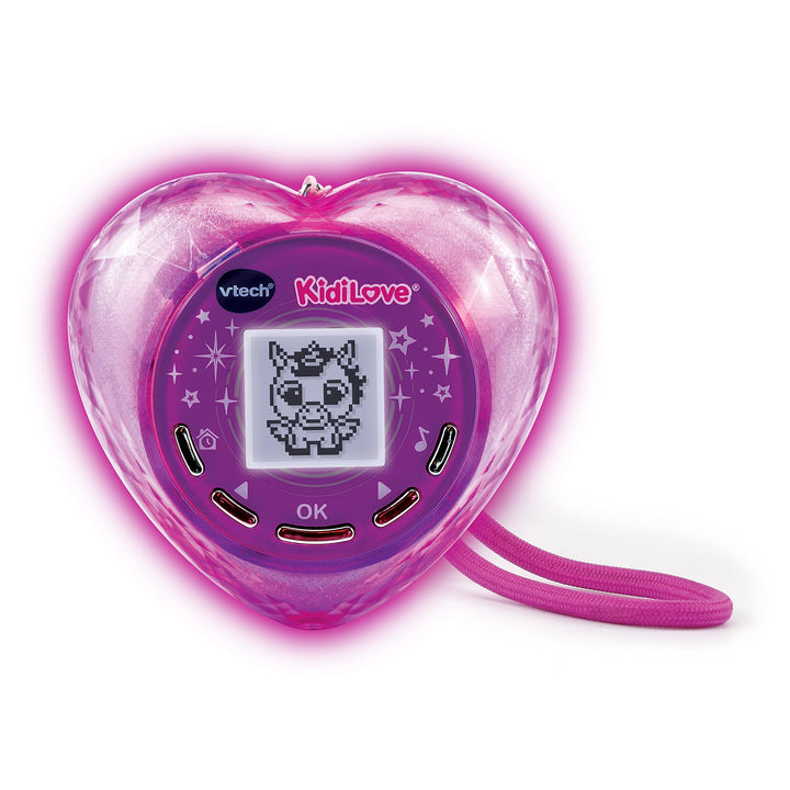 Vtech KidiLove – Magisches Haustier in leuchtendem Herz – Mit Lichteffekten, Musik und Spielen – Für
