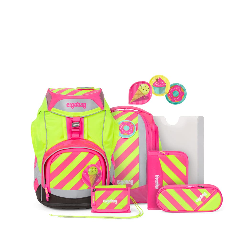 ergobag Pack Schulranzen Set 6tlg. inkl. Klettie-Set