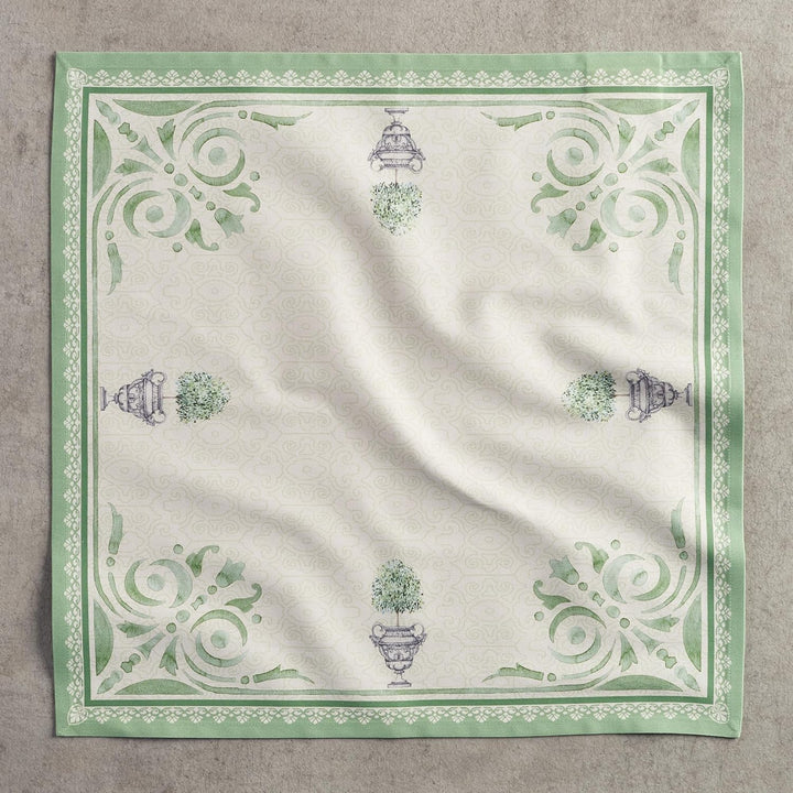 Maison d'Hermine Stoffservietten, 4er-Set, 100% Baumwolle, wiederverwendbar, quadratisch, waschbar,