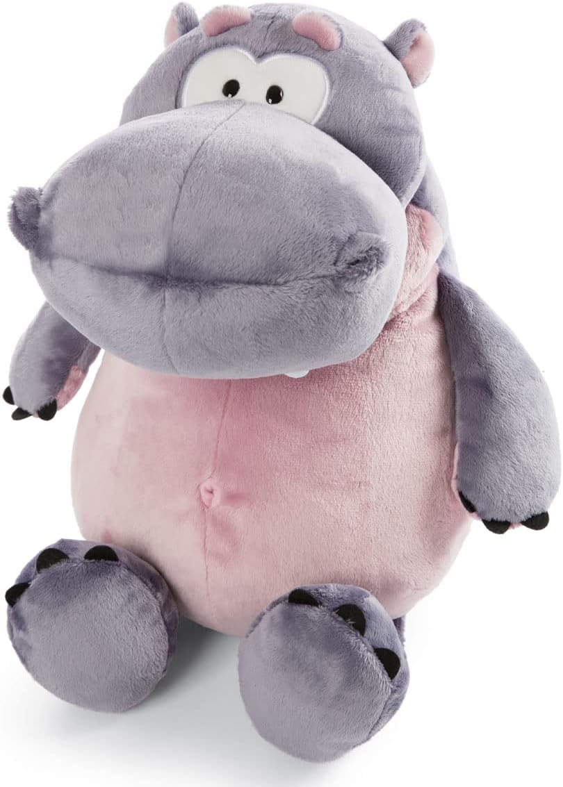 NICI Kuscheltier Nilpferd DJ Nilbert 35cm – Nachhaltiges Plüschtier Nilpferd für Mädchen, Jungen & B