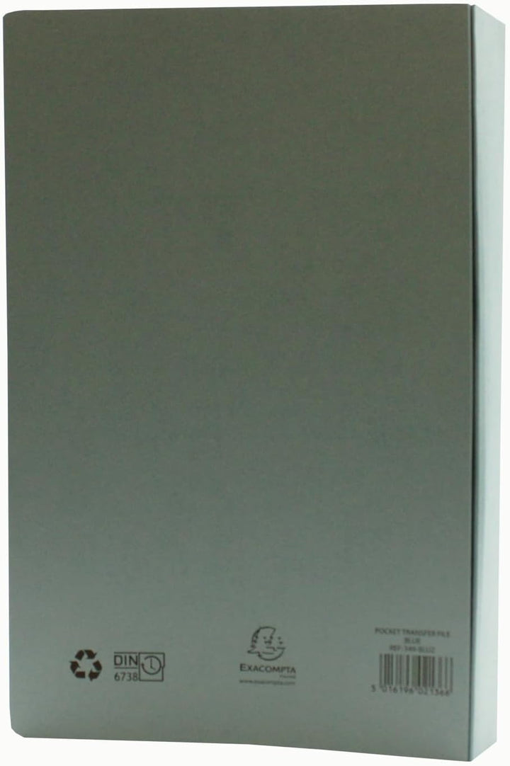 Guildhall Schnellhefter mit Innentasche 315 g/m² Kapazität 38 mm Folio-Format 25 Stück blau