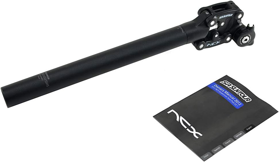 SR-Suntour SR Suntour Bike Federsattelstütze SP12-NCX Durchmesser 31,6 mm 400 mm Länge Fahrradsattel
