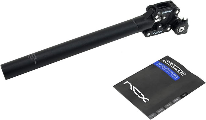 SR-Suntour SR Suntour Bike Federsattelstütze SP12-NCX Durchmesser 31,6 mm 400 mm Länge Fahrradsattel