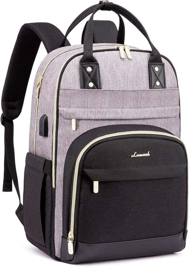 LOVEVOOK Damen Laptop Rucksack 15.6 Zoll Schulrucksack Mädchen Teenager Wasserdicht Schultasche Jung