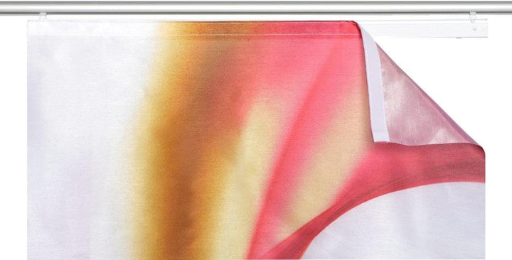 Home Fashion Rosy Schiebevorhang Digitaldruck, Stoff, rosa, 245 x 60 cm