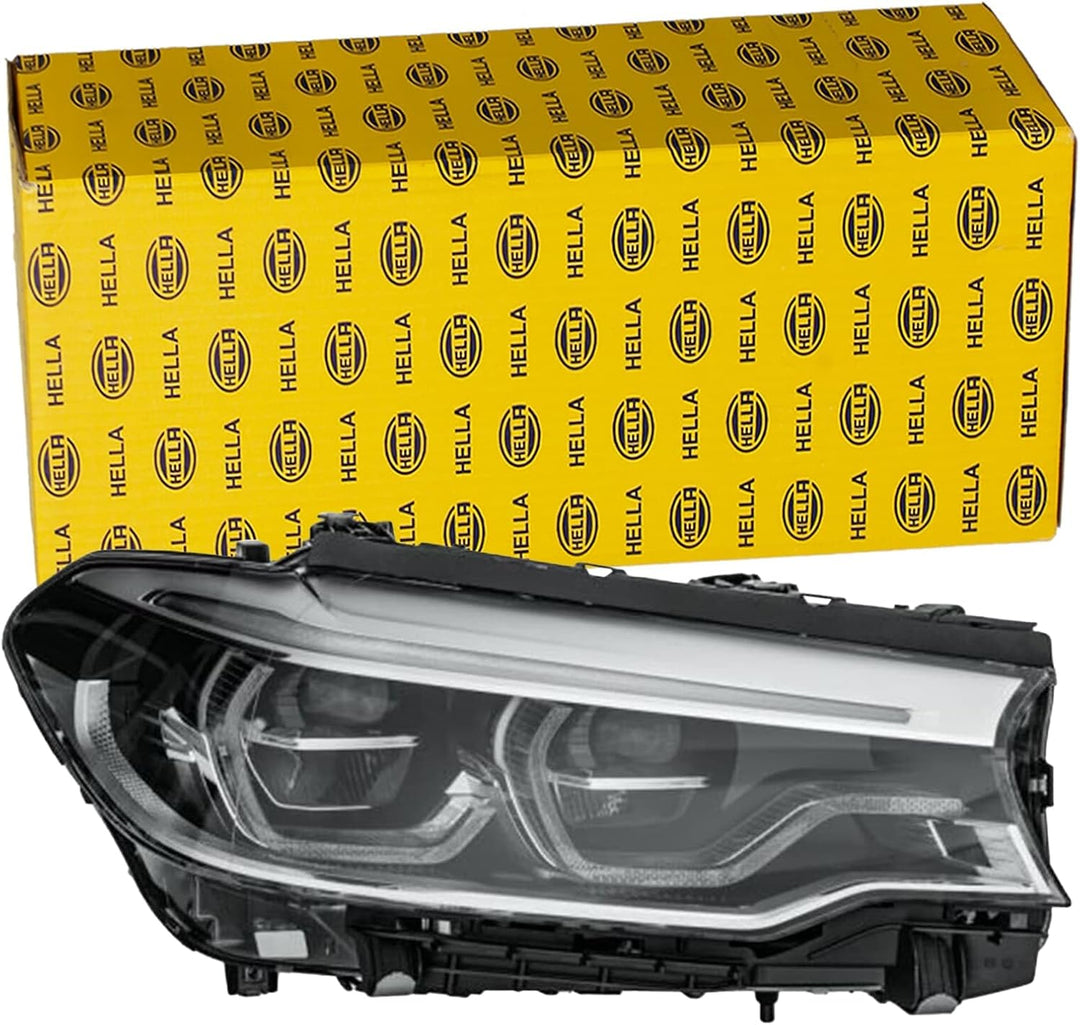 HELLA 1EX 354 836-121 LED Scheinwerfer - für u.a. BMW 5 (G30, F90) - CCC/ECE - für Rechtsverkehr - r
