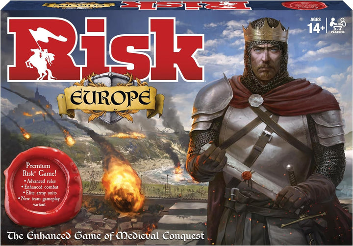 Winning Moves Games Risk Europe, Blau