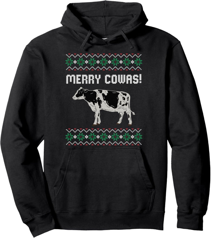 Ugly Christmas Sweater Ugly Sweater Landwirt Milch-Bauer Kuh Pullover Hoodie