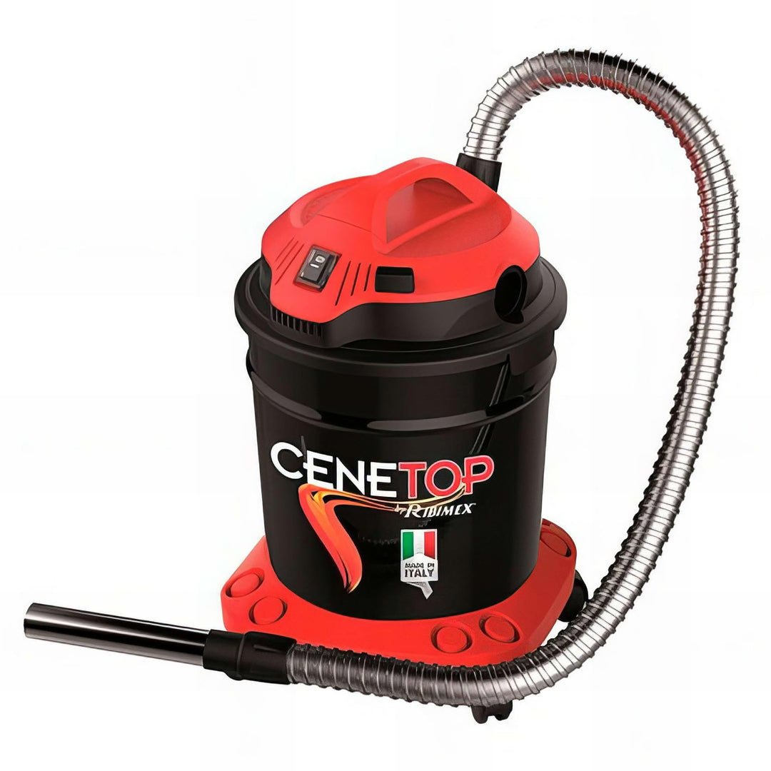 Ribimex Cenetop Pro Aschesauger 1200 W mit automatischer Filterreinigung, Blasfunktion und waschbare