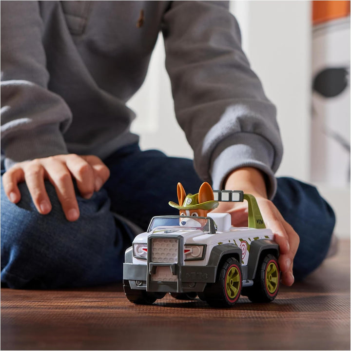 PAW PATROL, Jungle Cruiser mit Tracker-Figur (Sustainable Basic Vehicle/Basis Fahrzeug), Spielzeug f