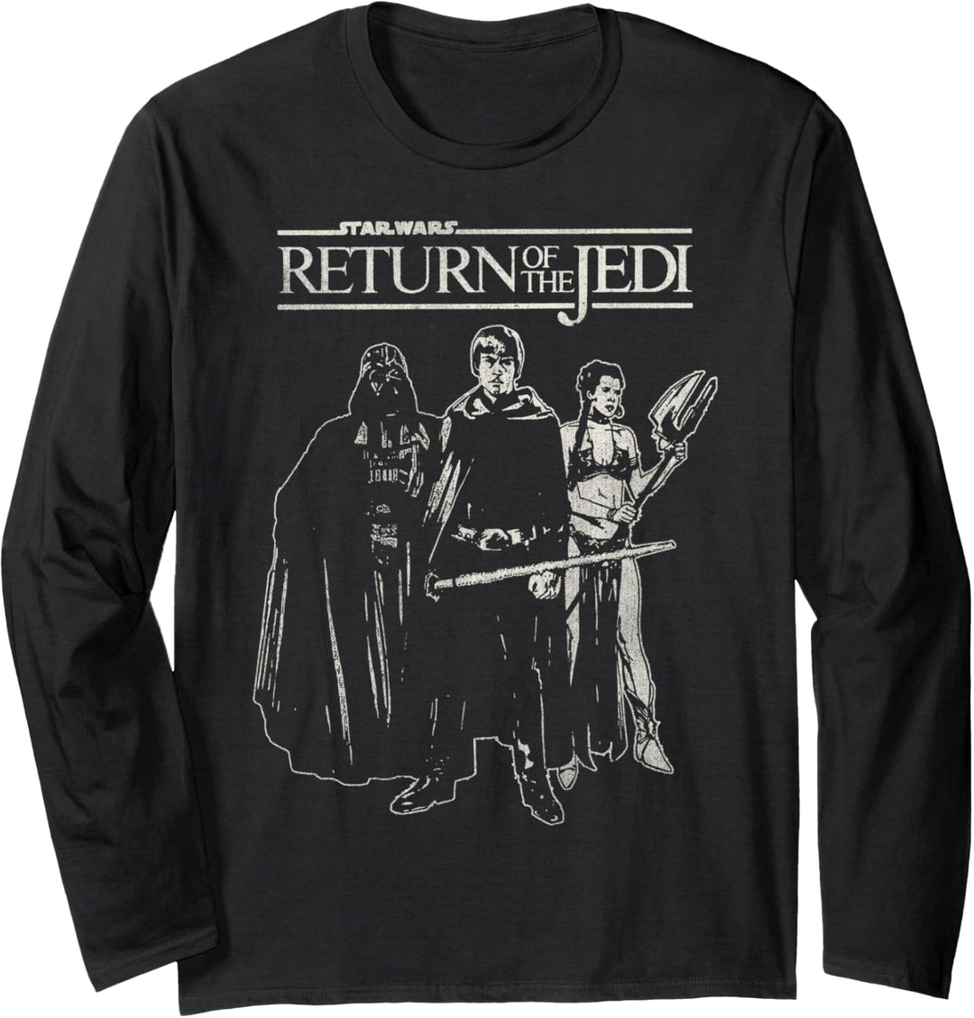 Star Wars The Return Group Poster Langarmshirt