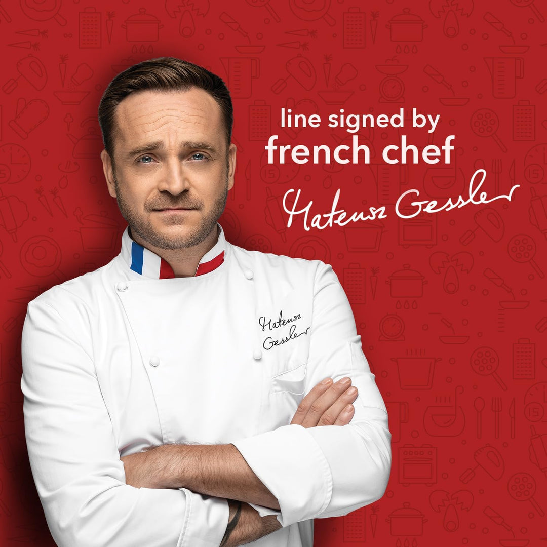 Florina - Bratpfanne aus Aluminium LAVA STONE | 28 cm Durchmesser | Tiefe Pfanne Induktion | Antihaf