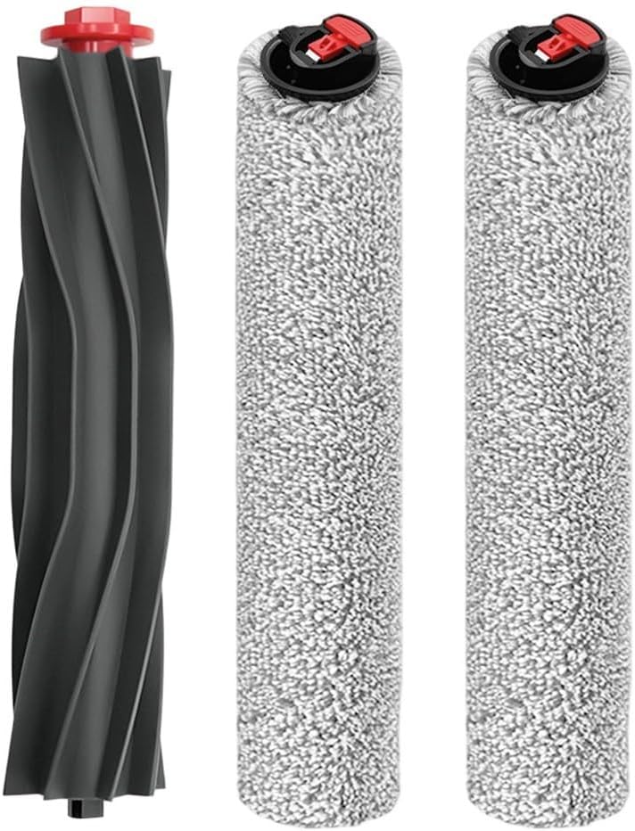 1 Rollbürste mit 2 Rollen Wischmopp Kit Ersatzteil für eufy Zubehör Kit für Omni S1 Pro, S1