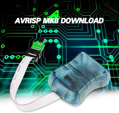 USB AVRISP MKII Downloader Kompatibel mit dem Original AT ISP MKII Programmer, unterstützt AVR Studi