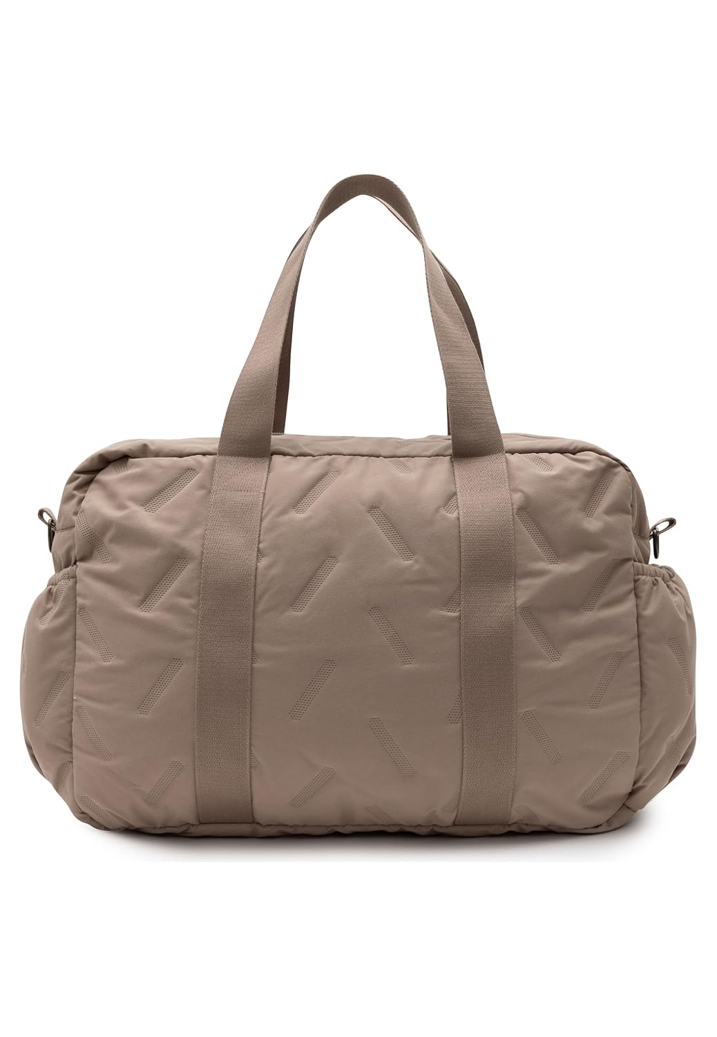 Jollein Wickeltasche Embossed Lily – Milky Coffee – Stylische Wickeltasche mit Geprägtem Muster – Wa