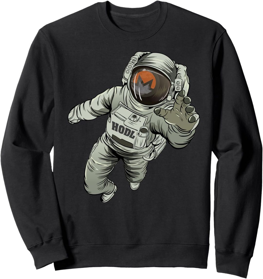 Monero-Logo Mond XMR Sweatshirt