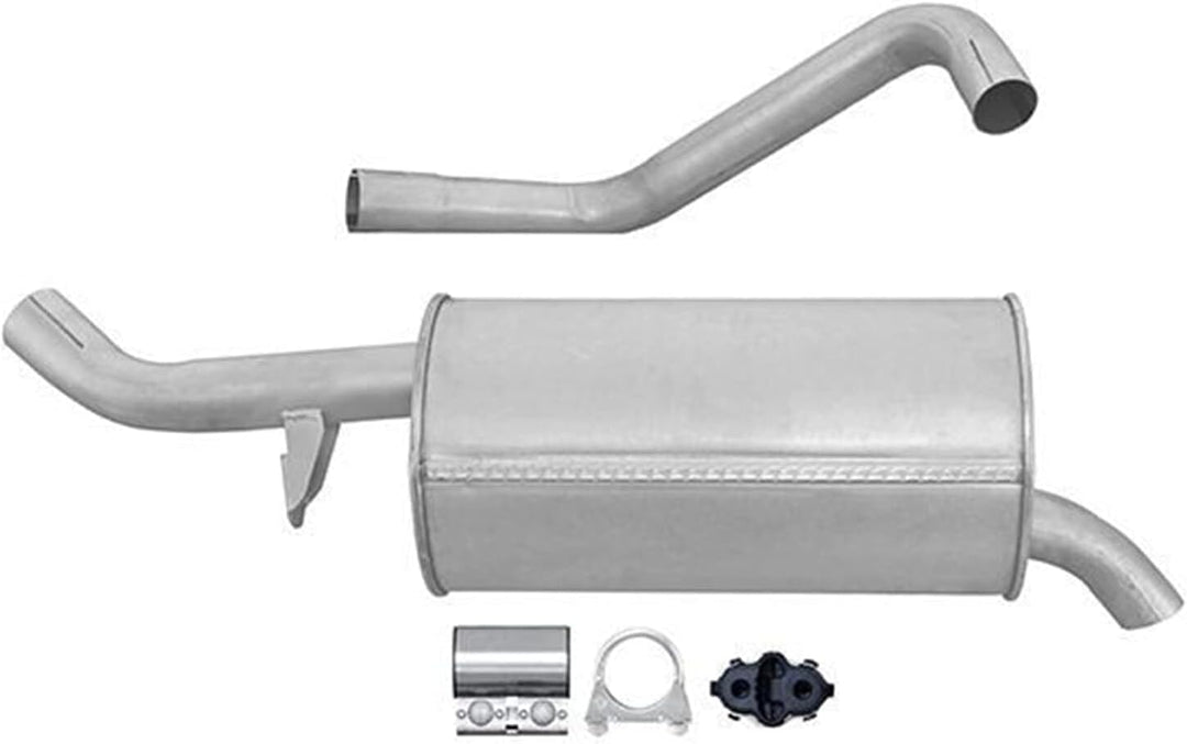 HELLA 8LD 366 034-901 Endschalldämpfer - Easy2Fit® Kit - hinten - zweiteilig - Set mit Anbauteilen