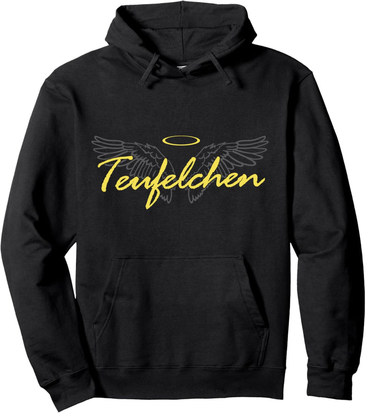 Teufelchen Teufel Engelchen Engel Kostüm - Lustiges Geschenk Pullover Hoodie