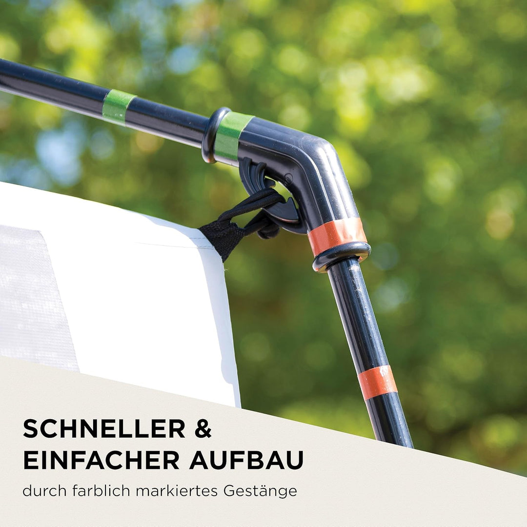 Coleman Octagon mit grossen Fenstern, mit 360° Rundumblick, stabile Stahlstangenkonstruktion, Vollst