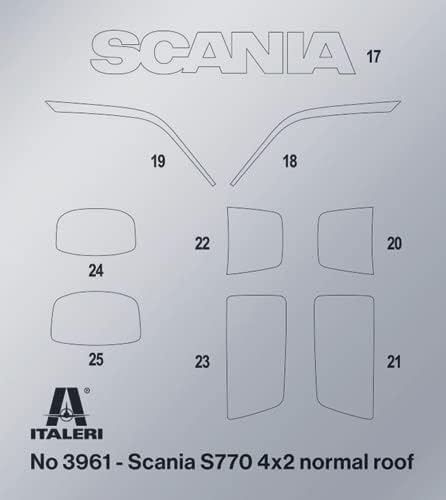 Italeri 3961 1:24 Scania 770 4x2 Normal Roof - Modellbau, Bausatz, Standmodellbau, Basteln, Hobby, K