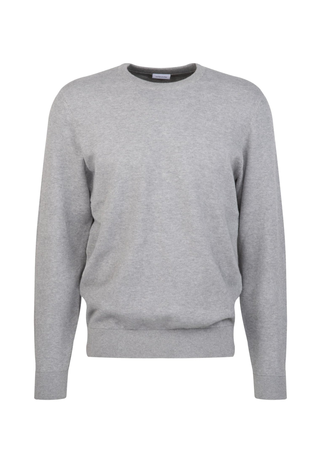 Seidensticker Herren Pullover - Regular Fit - Rundhalsausschnitt - Langarm - 100% Baumwolle S Grau M