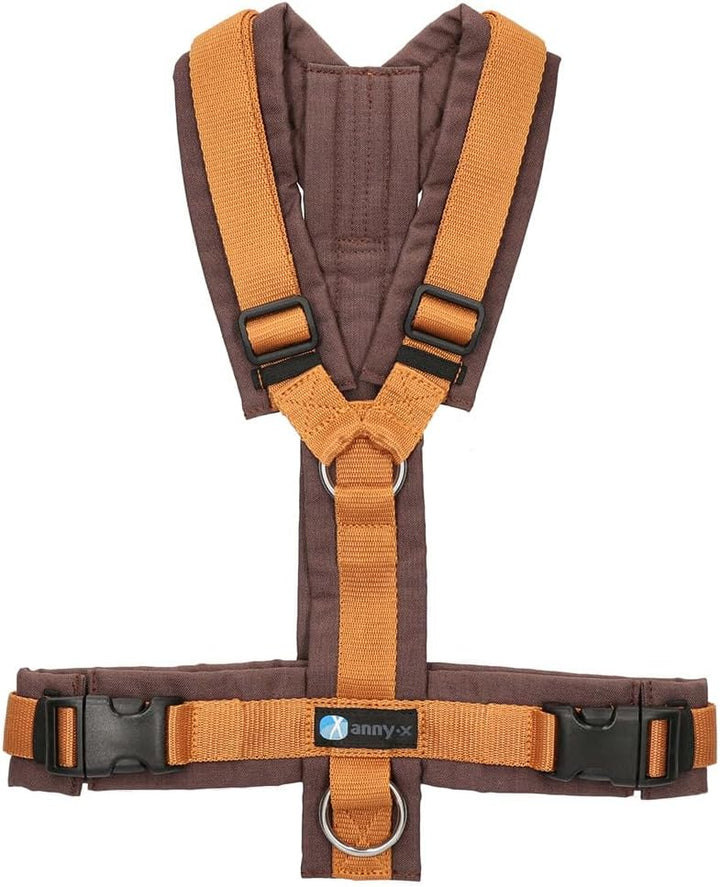anny-x Brustgeschirr Fun braun Bernstein - Grösse M Medium Regular, Medium Regular