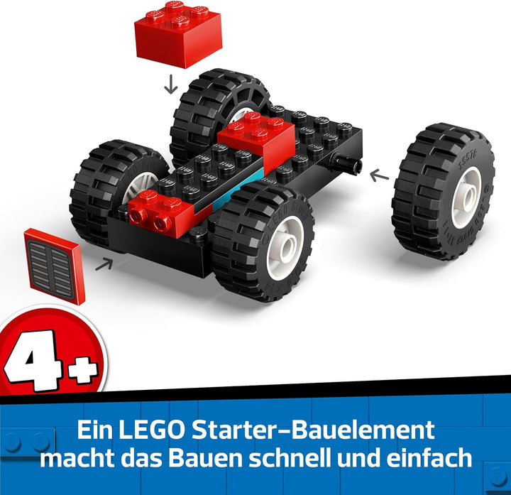 LEGO City Traktor mit Anhänger - Bauernhof Spielzeug mit Traktor & Tierfiguren - Montessori Spielset