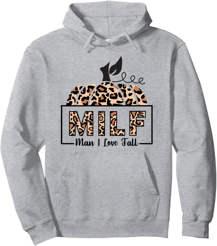 MILF Mann Ich Liebe Herbst Lustige Frau Herbst Zitate Kürbisse Pullover Hoodie