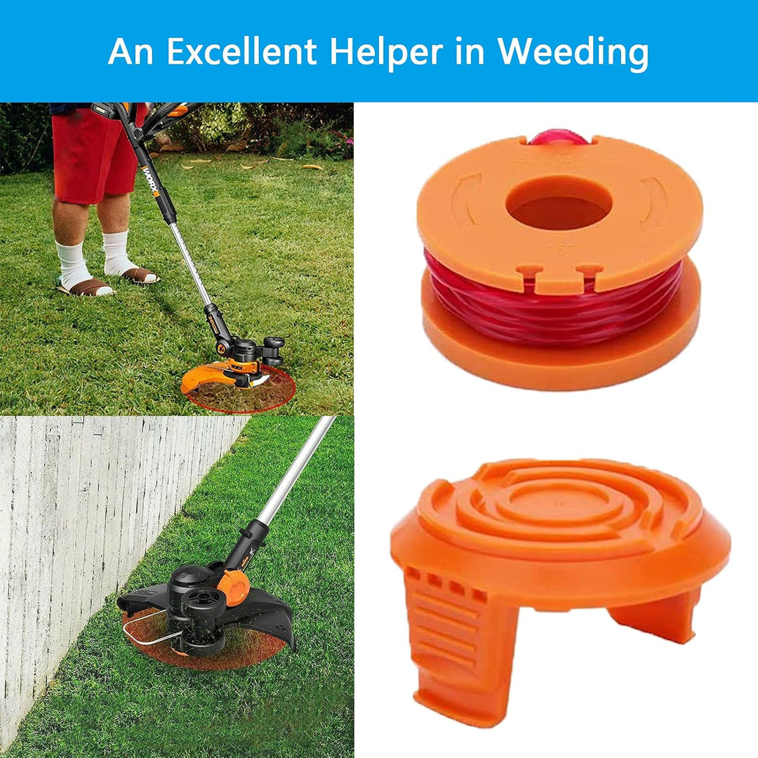 CDIYTOOL Fadentrimmer Ersatzspule, 10ft 1.65mm Rasentrimmer Spule Ersatzspule String Trimmer Schnur