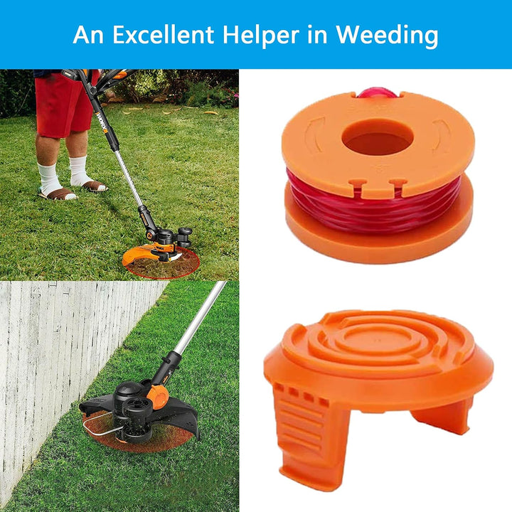 CDIYTOOL Fadentrimmer Ersatzspule, 10ft 1.65mm Rasentrimmer Spule Ersatzspule String Trimmer Schnur