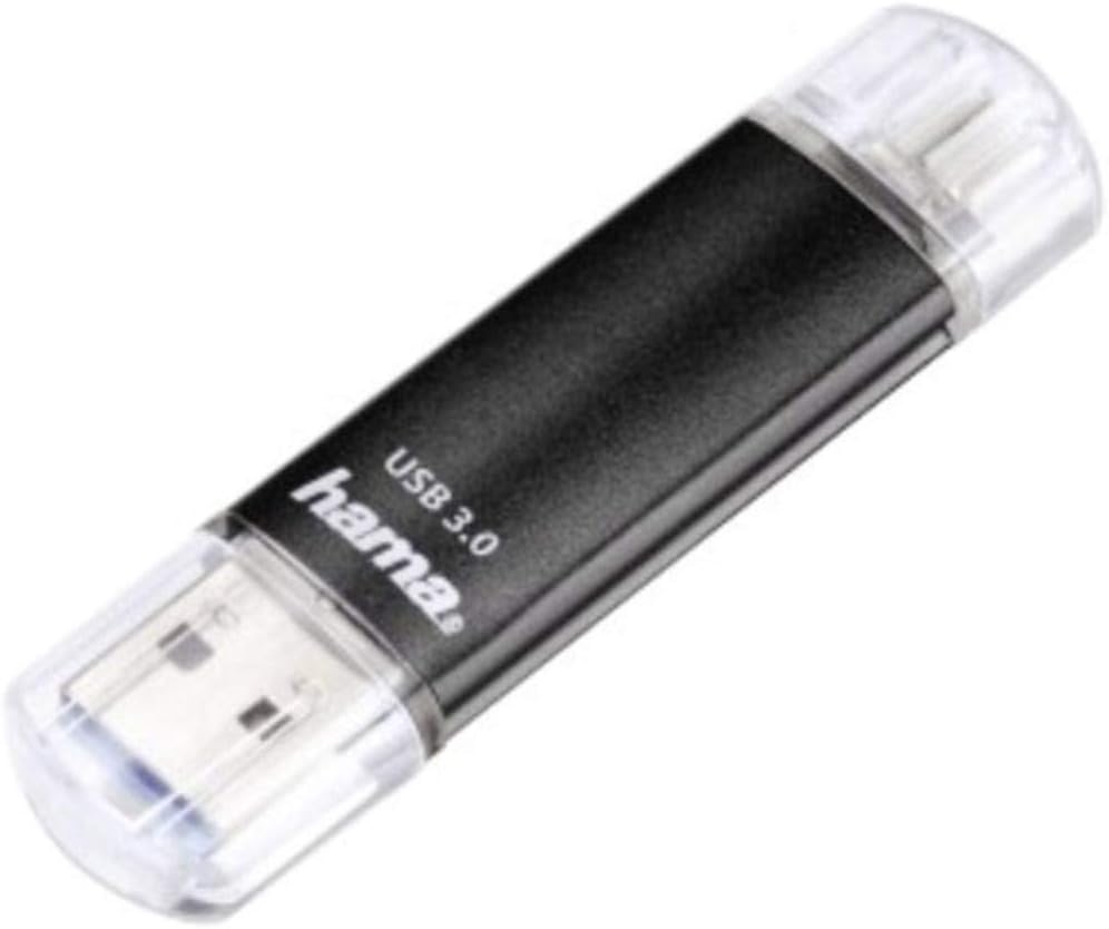 Hama 128GB USB-Speicherstick mit USB 3.2 &amp; microUSB (2-in-1 USB-Stick, z.B. für Android Handy, Table