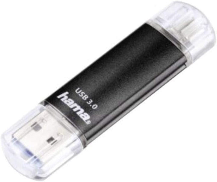 Hama 128GB USB-Speicherstick mit USB 3.2 &amp; microUSB (2-in-1 USB-Stick, z.B. für Android Handy, Table