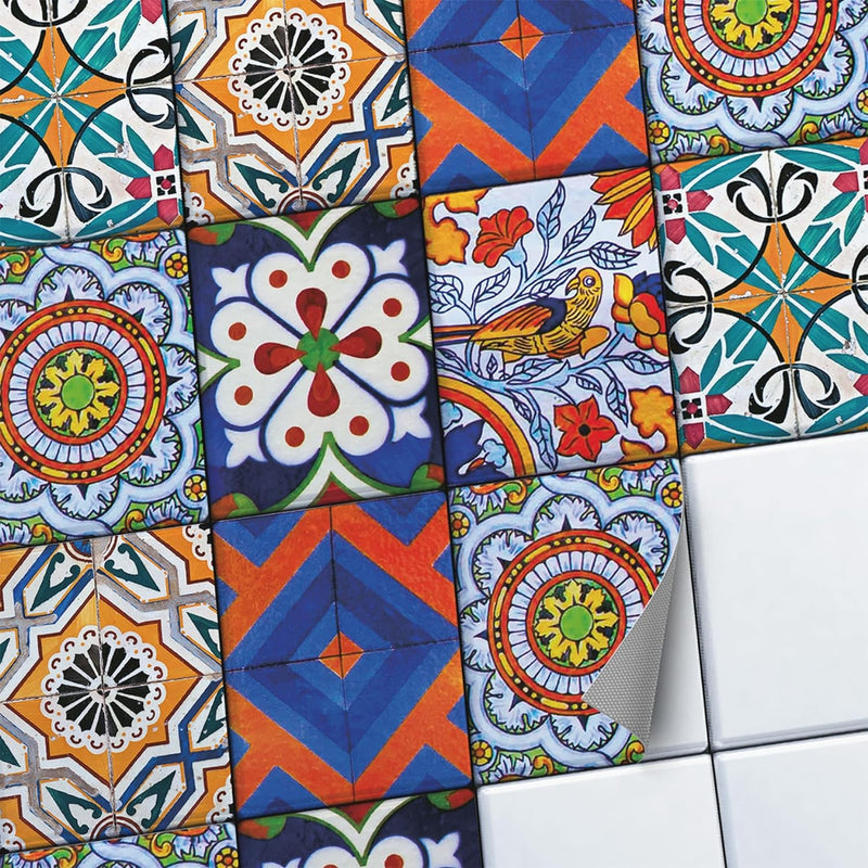 CREATISTO Mosaik Klebefliesen Stickerfliesen Fliesenfolie - Aufkleber Folie für Fliesen I Stickerfli