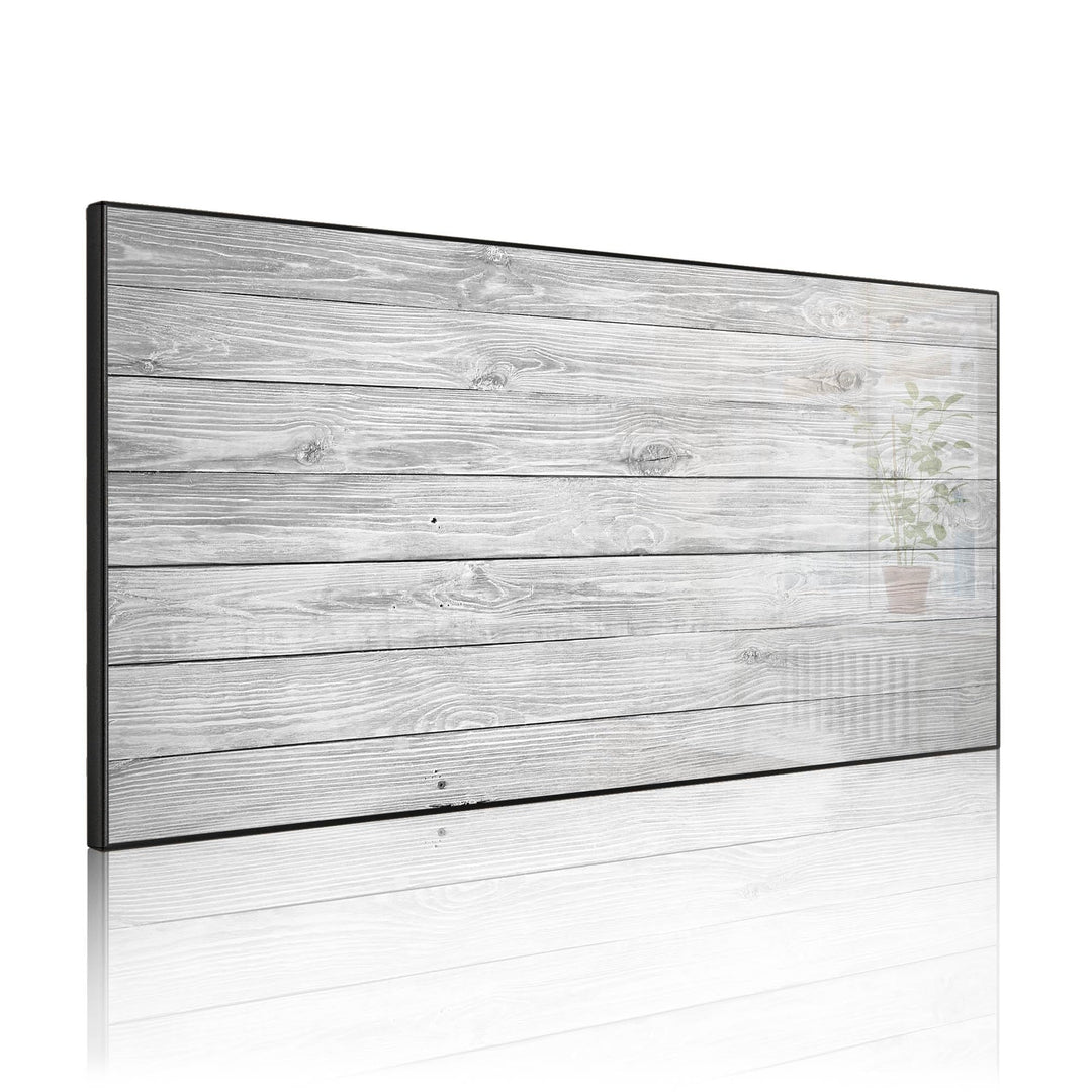 banjado Magnettafel schwarz 78 x 37cm / Magnetwand Metall/Magnetpinnwand als Memoboard/Pinnwand Magn
