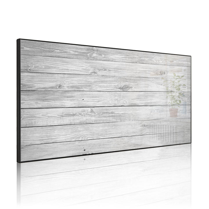 banjado Magnettafel schwarz 78 x 37cm / Magnetwand Metall/Magnetpinnwand als Memoboard/Pinnwand Magn