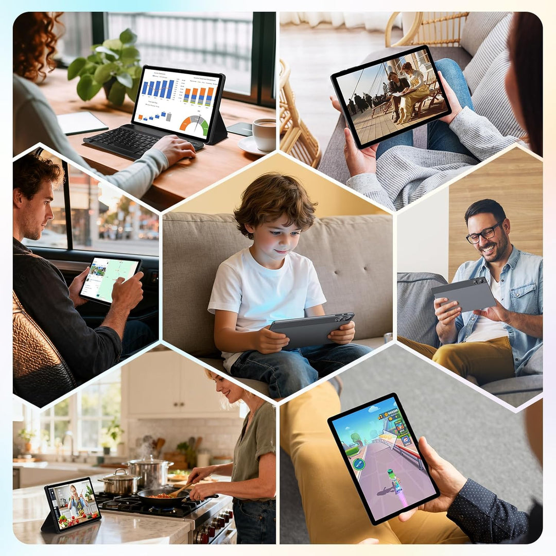 PIXGOOD Android 15.0 Tablette 11 Zoll 4G LTE et 5G WiFi, Octa-Core, 36GB RAM, 512GB ROM (1TB Expanda