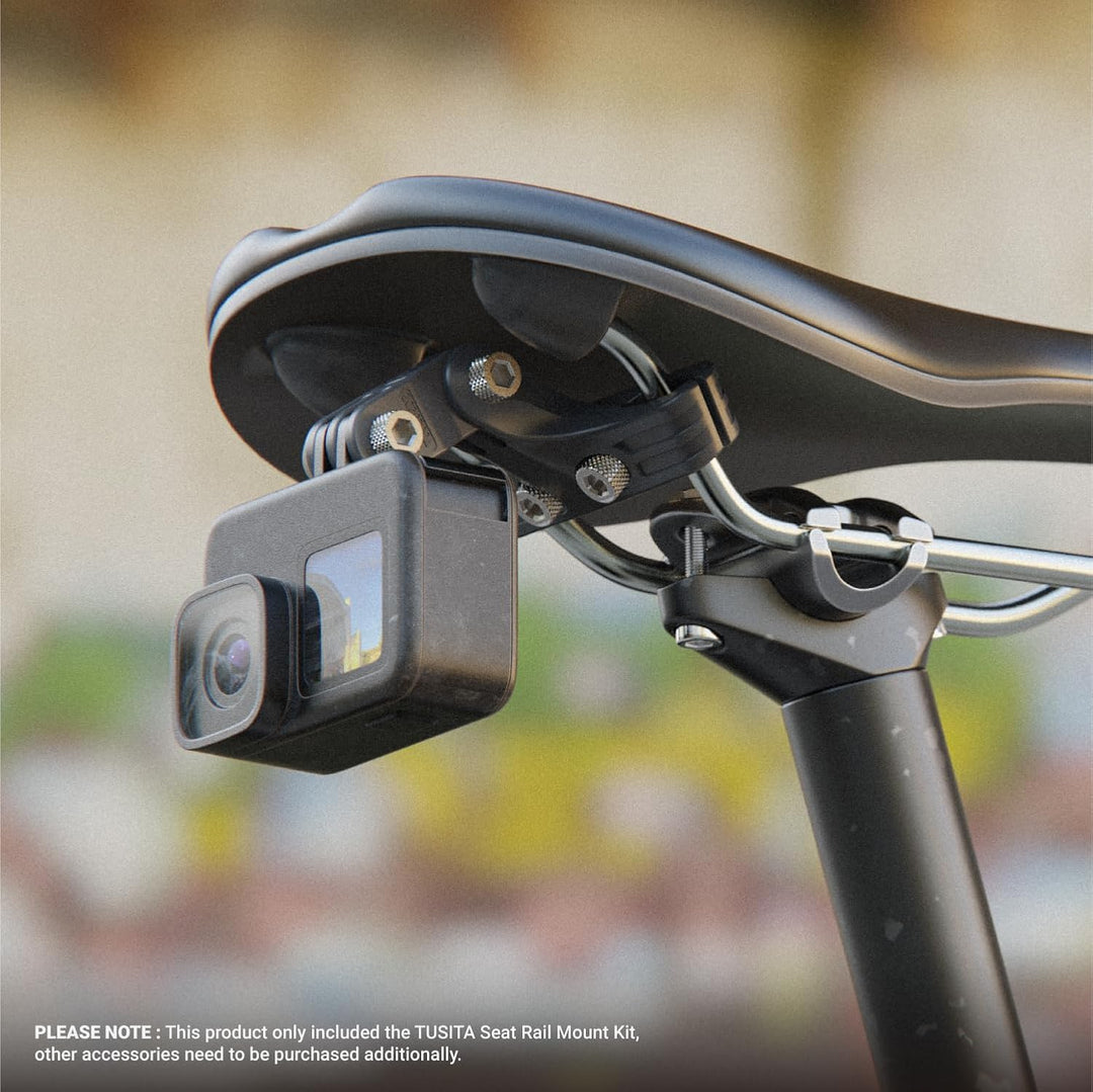 TUSITA Sitzschienen Halterung Kit Kompatibel mit Garmin Varia RCT715 Fahrrad Radar Varia RCT715 Halt
