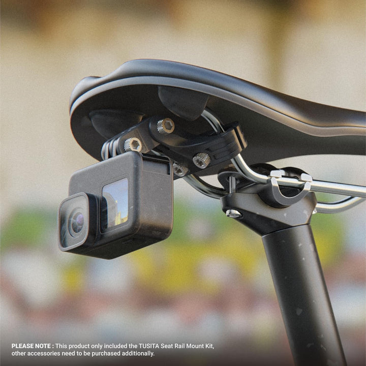 TUSITA Sitzschienen Halterung Kit Kompatibel mit Garmin Varia RCT715 Fahrrad Radar Varia RCT715 Halt