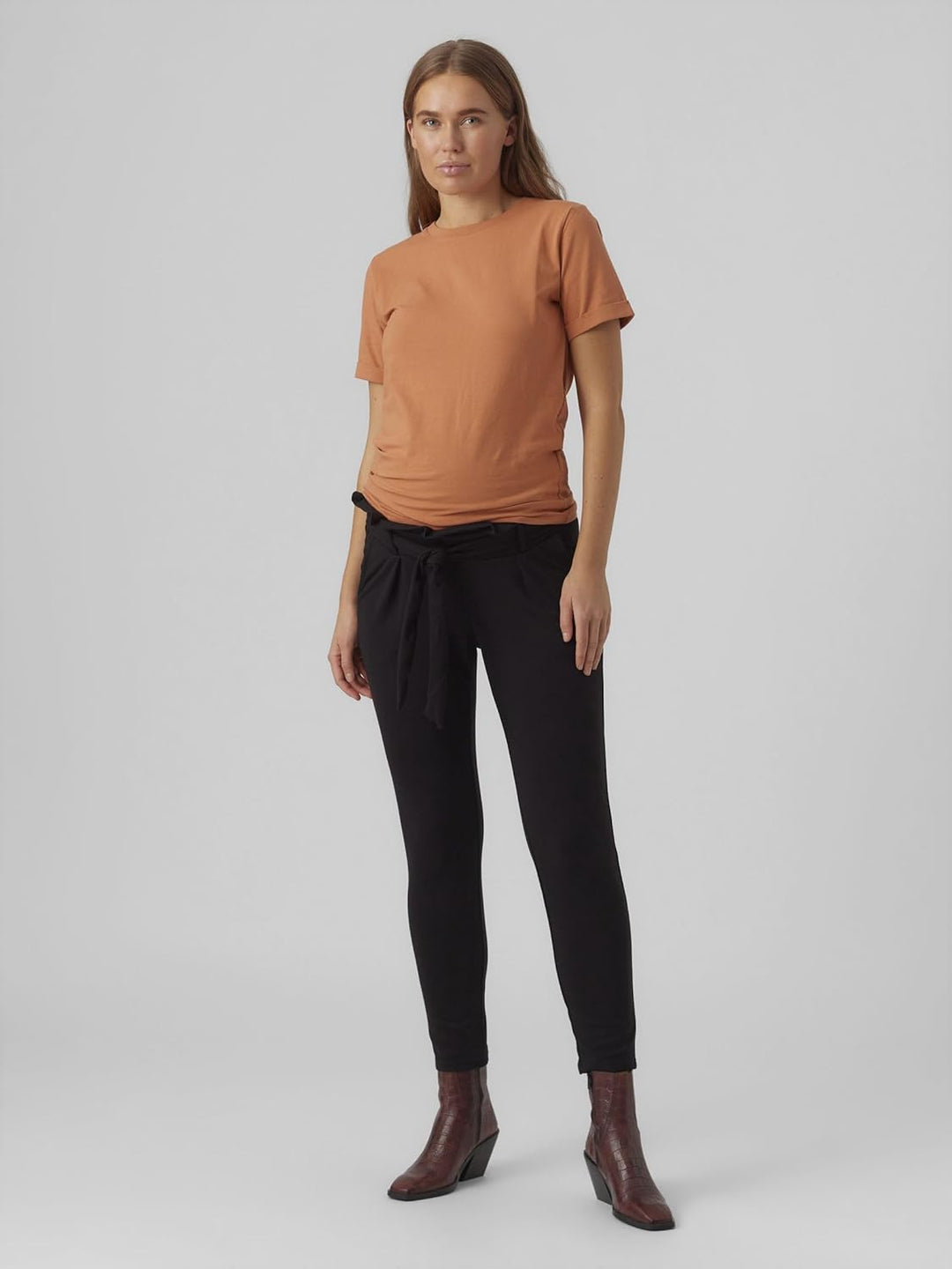 VERO MODA Damen Vmmeva Loose Paperbag Al Pant Noos Keine Angabe S Schwarz, S Schwarz