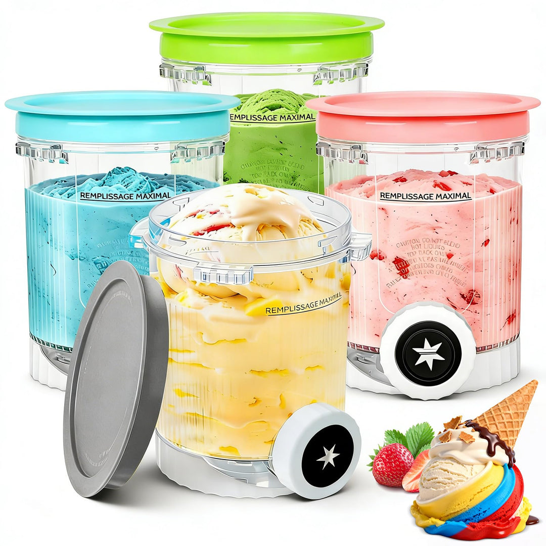 Behälte für Cream Ninja Eismaschine - 4 set 480ML Ninja Creami Behälter - Ninj-a creami Swirl Behält
