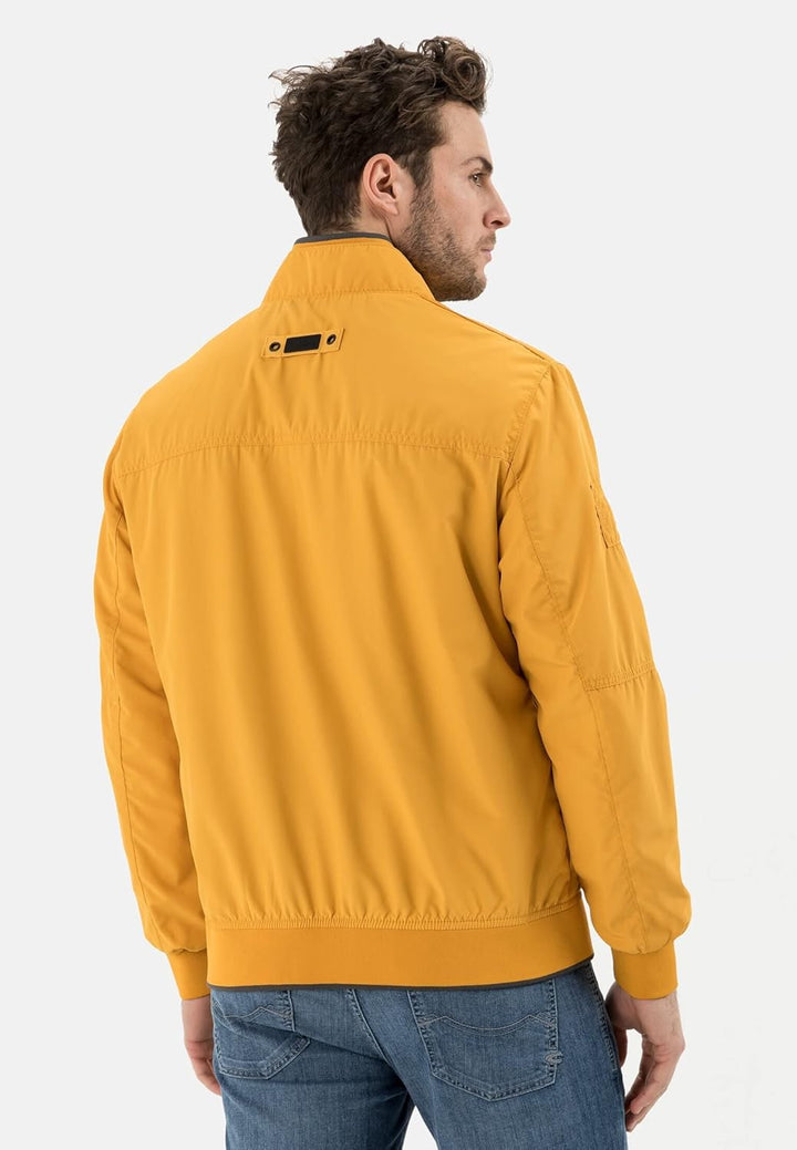camel active Herren Blouson aus recyceltem Polyester 26 Gelb, 26 Gelb