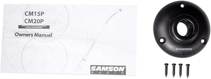 Samson CM20P Schwanenhals Mikrofon 50cm, Schwarz 50 cm, 50 cm