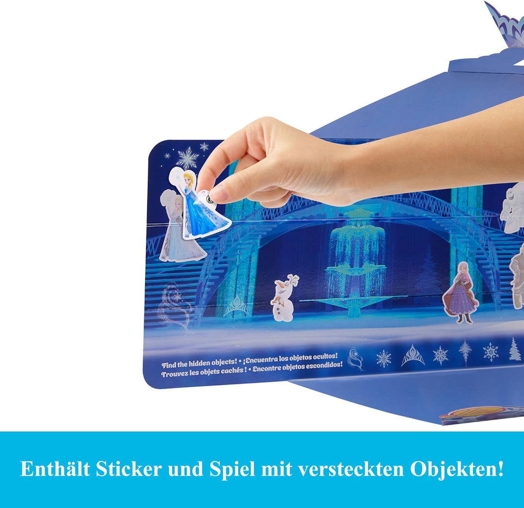 Mattel Disney Die Eiskönigin Elsa Modepuppen-Set, Spin & Reveal mit 11 Überraschungen, darunter 5 Ac