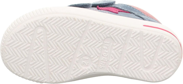 Superfit Mädchen Moppy Lauflernschuhe 19 EU Blau Pink 8040, 19 EU Blau Pink 8040