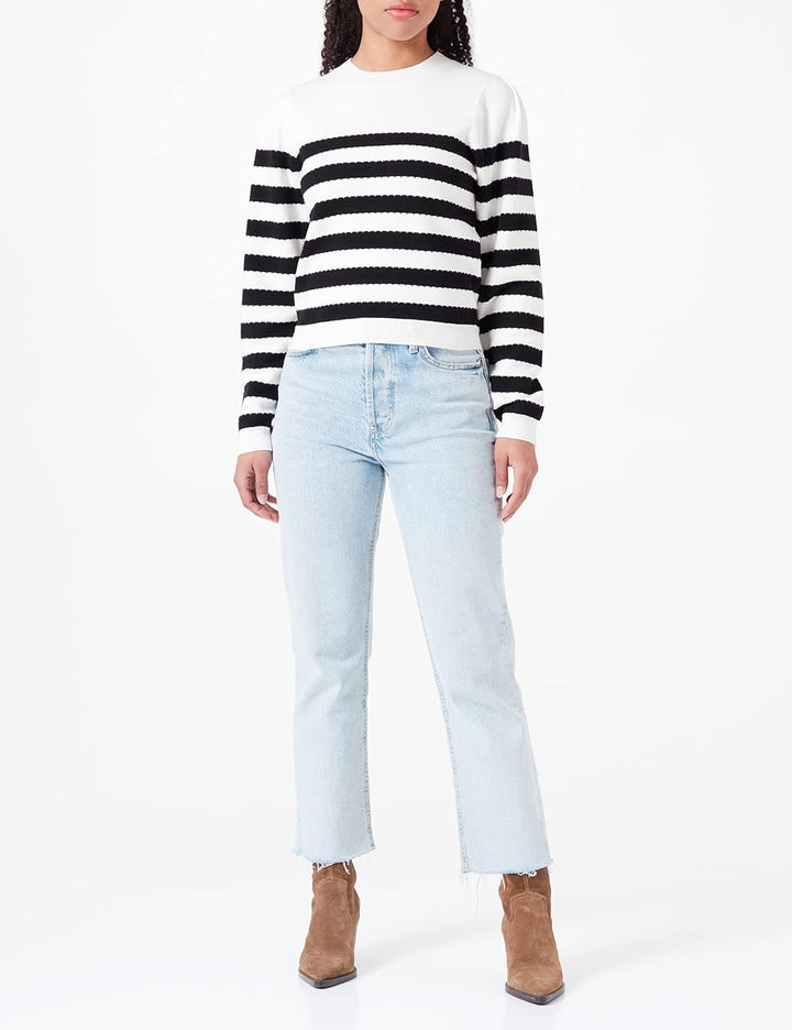 Morgan Damen Pullover L Schwarz / Off-white, L Schwarz / Off-white
