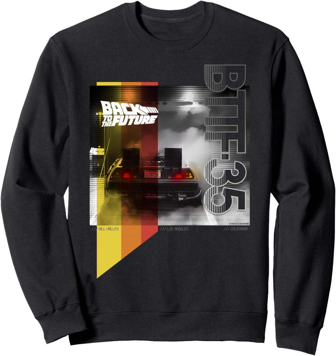 Back To The Future 35th Anniversary DeLorean Smoke Sweatshirt