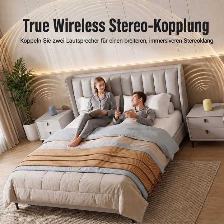 Bobtot Tragbarer Bluetooth-Lautsprecher, kabellos, wasserdicht, 24 Stunden Akkulaufzeit, lauter Ster